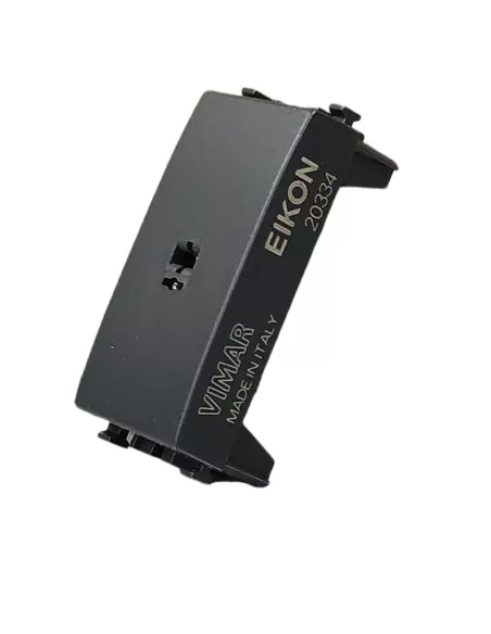 Vimar 20334 2P Point-to-Line Socket for Soldering, Grey